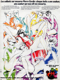 Pierre Cardin (Tights Hosiery) 1972 Antonio Lopez