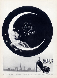 Bourjois (Perfumes) 1945 Soir de Paris, Pouprou (L)