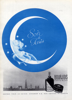 Bourjois (Perfumes) 1945 Soir de Paris, Albert (Alprou) Pouprou