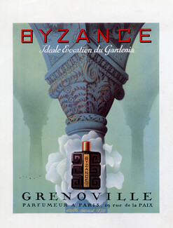 Grenoville (Perfumes) 1947 Byzance, André Wilquin