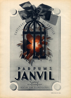 Janvil (Perfumes) 1945 Jean Villemotte