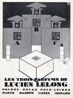 Lucien Lelong (Perfumes) 1928 Art Deco