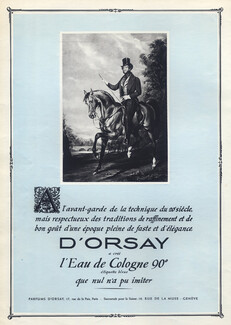 D'Orsay (Perfumes) 1945 Eau de Cologne