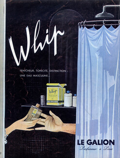Le Galion (Perfumes) 1963 Whip for Men