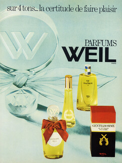 Weil (Perfumes) 1969 Zibeline, Antilope, Gentilhomme