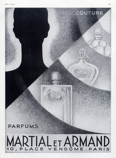 Martial et Armand (Perfumes) 1929 Art Deco