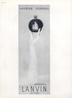 Lanvin (Perfumes) 1934 Arpège, Scandal