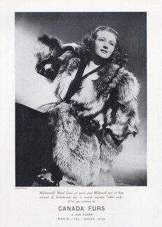 Canada Furs (Fur Clothing) 1947 Maud Lamy