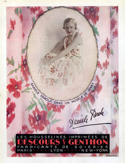 Descours et Genthon (Fabric) 1930 Jenny (Couture), Danièle Parola, Portrait