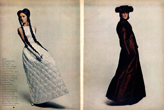 Melvin Sokolsky 1962 Ball gown by Jane Derby, Coat by Sarmi