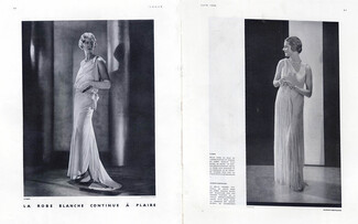Augustabernard & Cyber 1930 White Dresses, George Hoyningen-Huene & Edward Steichen