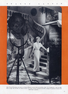 Jeanne Lanvin 1947 Yvonne Printemps, Photo Schall