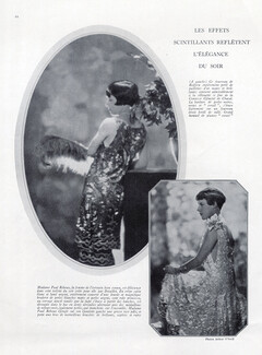 Redfern & Doeuillet 1926 Comtesse Clément de Chazal & Mrs Paul Reboux, Photo Arthur O'Neill