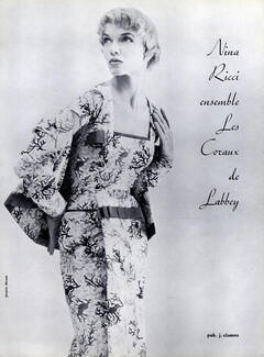 Nina Ricci 1955 Photo Jacques Decaux, Labbey