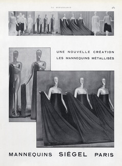 Siégel (Mannequins) 1928 The Metallic Models, Art Deco Style