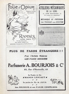 Ramsès 1918 Folie d'Opium, Bourjois