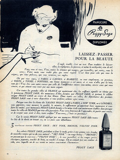 Peggy Sage (Cosmetics) 1956 Nail Polish