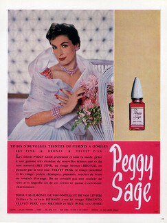 Peggy Sage (Cosmetics) 1956 Nail Polish
