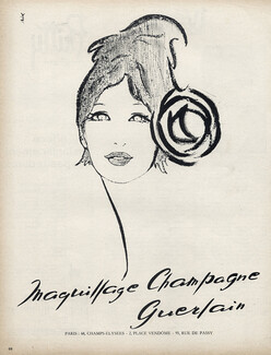 Guerlain, Cosmetics — Vintage original prints
