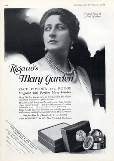 Mary Garden 1922 Mishkin, Rigaud