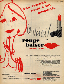 Rouge Baiser (Cosmetics) 1958 Lipstick