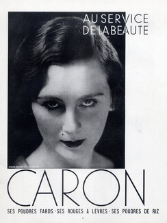 Caron (Cosmetics) 1934 Miss Europe