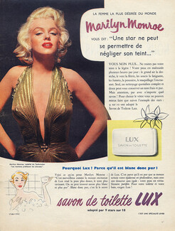 LUX (Soap) 1954 Marilyn Monroe, Portrait