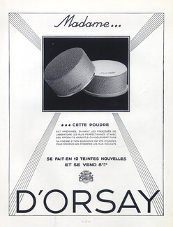 D'Orsay (Cosmetics) 1935