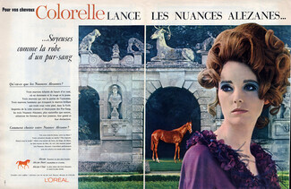 L'Oréal (Dyes for hair) 1966 "Colorelle", Hairstyle, Photo Plucer