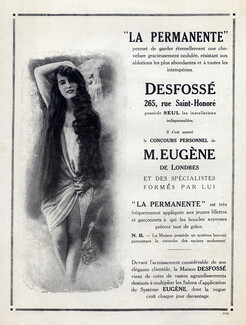Desfossé (Hairstyle) & Eugène (Cosmetics) 1922