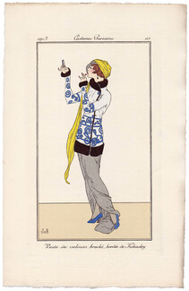 Jan Van Brock 1913 Journal des Dames et des Modes Costumes Parisiens N°117