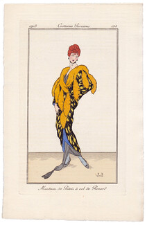 Jan Van Brock 1913 Journal des Dames et des Modes Costumes Parisiens N°124