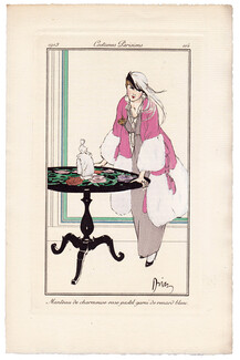 Etienne Drian 1913 Journal des Dames et des Modes Costumes Parisiens N°114