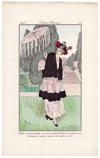 Etienne Drian 1913 Journal des Dames et des Modes Costumes Parisiens N°72