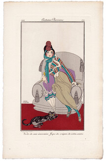 Gerda Wegener 1914 Journal des Dames et des Modes Costumes Parisiens N°170 Cat