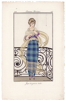 Gerda Wegener 1914 Journal des Dames et des Modes Costumes Parisiens N°173 Spider
