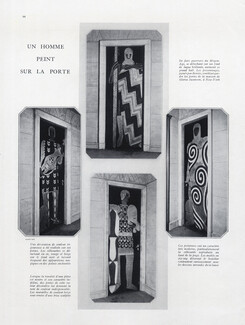 Eduardo Garcia Benito 1927 Doors at the House of Gloria Swanson in New-York