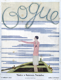 Georges Lepape 1927 Cover, Yachting Fashion