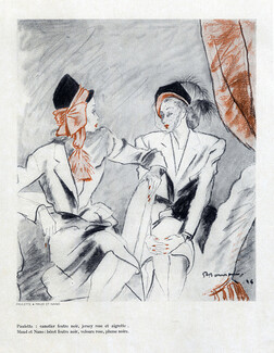 Paulette 1946 Hats, Pierre Mourgue