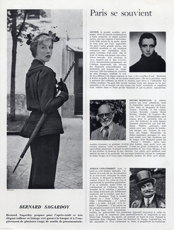 Colcombet 1949 Paris se souvient... Johan Colcombet, Henri Manguin, Agnès