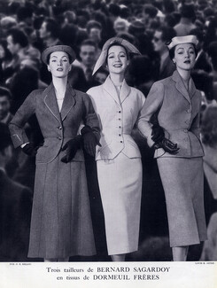 Dormeuil Frères 1952 Bernard Sagardoy Suit, Photo Louis Astre