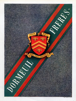 Dormeuil Frères 1948 London, Paris, Label