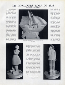 Le Concours Robj de 1928, 1928 - Competition Fenerstein, André G. Girard, Edouard Martin, Delobelle, Decorative Arts, Texte par Paul Sentenac