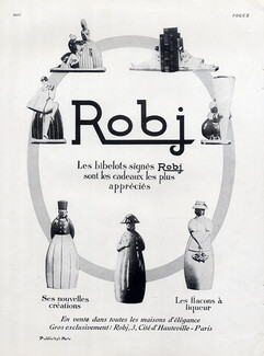 Robj (Decorative Arts) 1927 Flacons à Liqueur, Serre-livres...