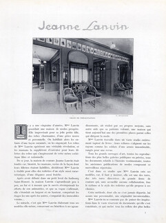 Jeanne Lanvin, 1924 - History Store, Art Deco, Interior Decoration, 4 pages