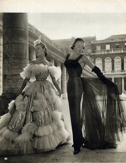 Paris - New-York, 1950 - Christian Dior, Jacques Fath Jacques Fath talks about American Women, Françoise Estachy, 4 pages