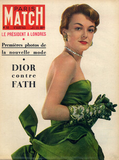 Dior contre Fath - La bataille de la mode, 1950 - Jacques Fath & Christian Dior The Battle of Fashion, Texte par André Lacaze, 6 pages