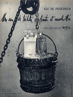 Weil (Perfumes) 1962 Eau de Fraîcheur, Photo Sabine Weiss