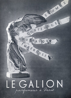 Le Galion (Perfumes) 1944 Victory of Samothrace, Bourrasque, Sortilège...