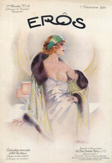 Suzanne Meunier 1924 Elegant Parisienne, Eros Cover